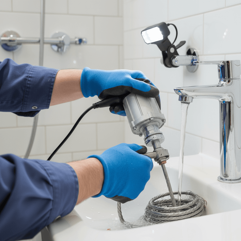 Professional drain cleaning service