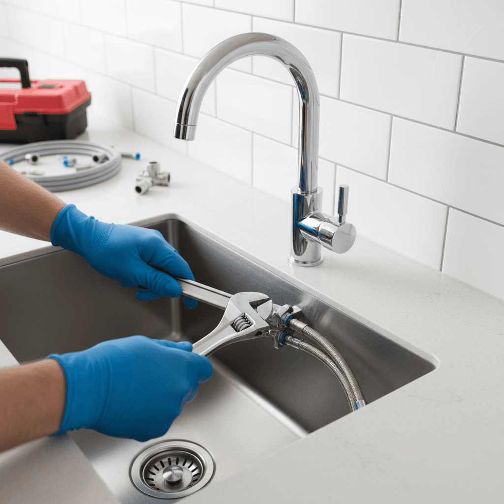 Faucet and fixture installation